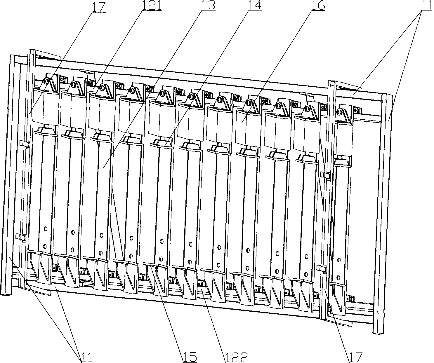 Device for assembling and pressing wood