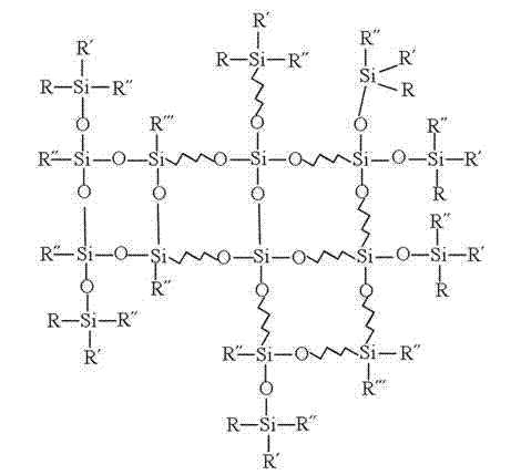 Silicone resin containing alkenyl and preparation method thereof