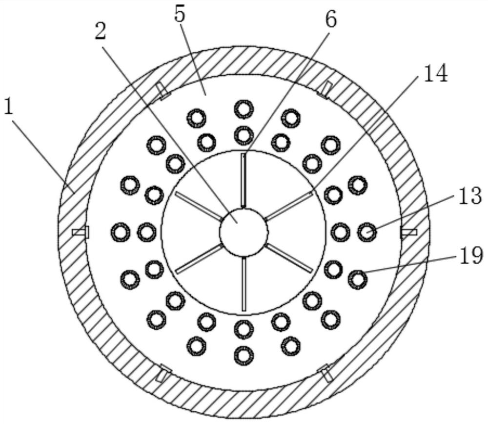 Coal briquette crushing device used for coal mining