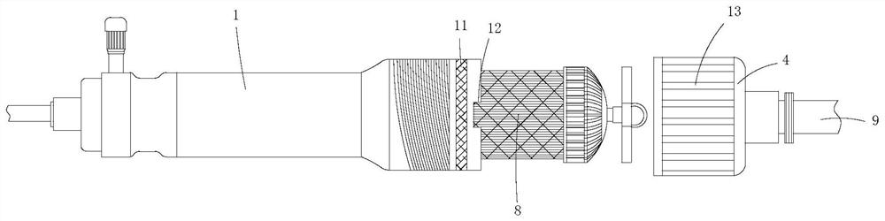 Ultrafiltration membrane filter element with pre-membrane gas exhaust device