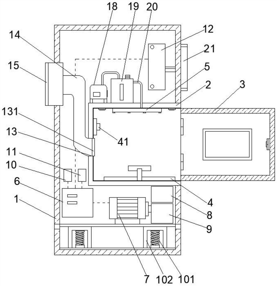 Frequency converter test platform with high safety factor