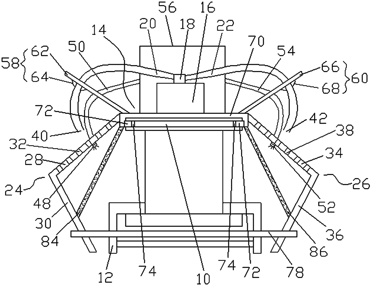 Electric hoist cooling device