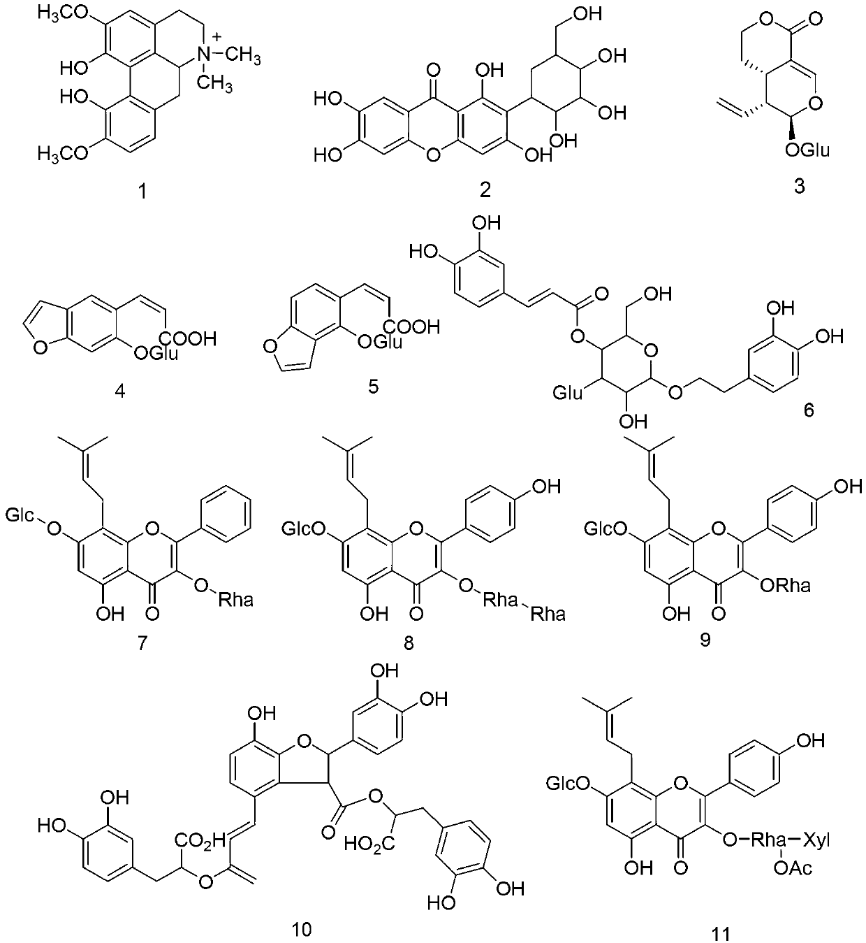 Method for detecting quality of Xianing Gubao capsules