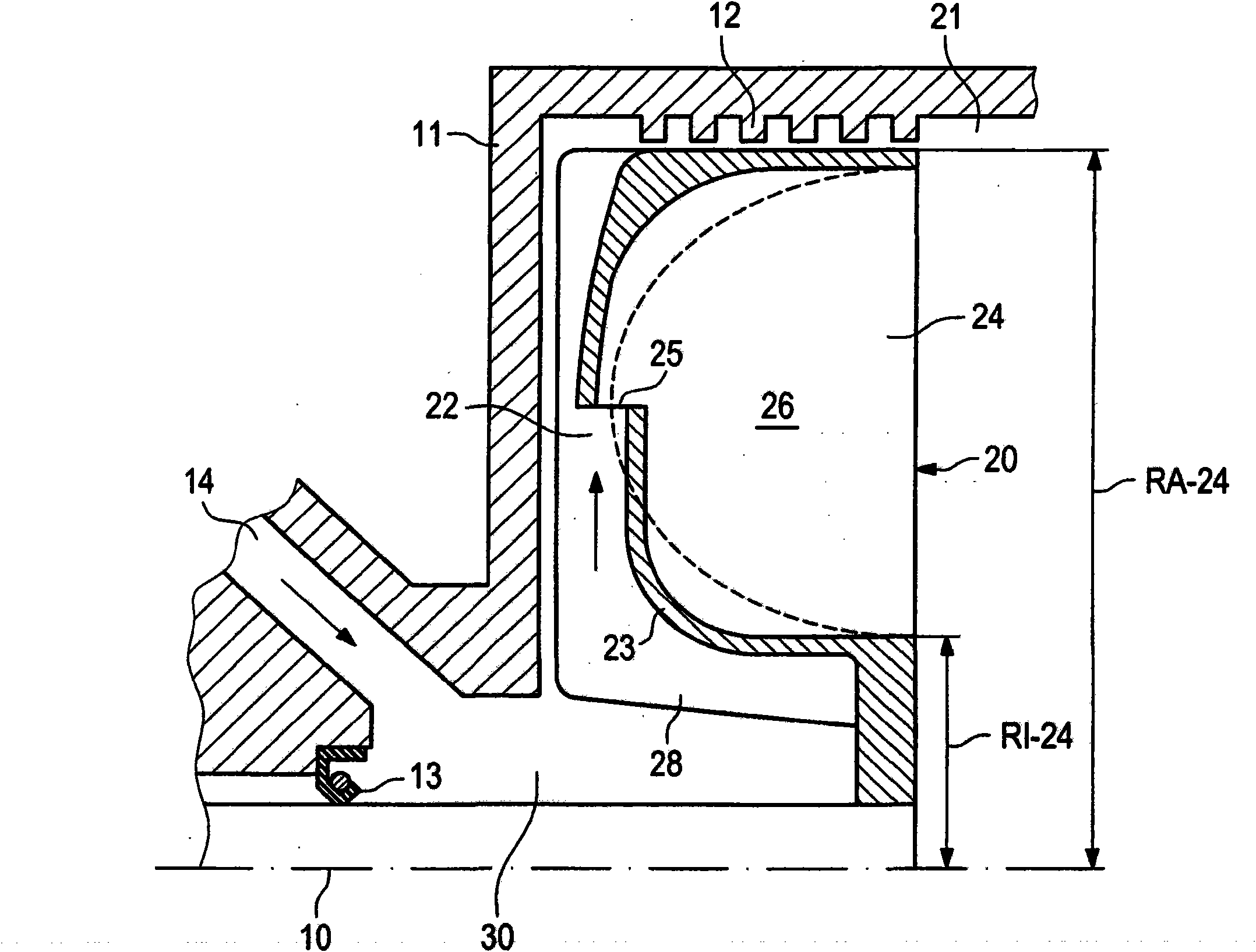 Hydrodynamic machine, in particular hydrodynamic retarder