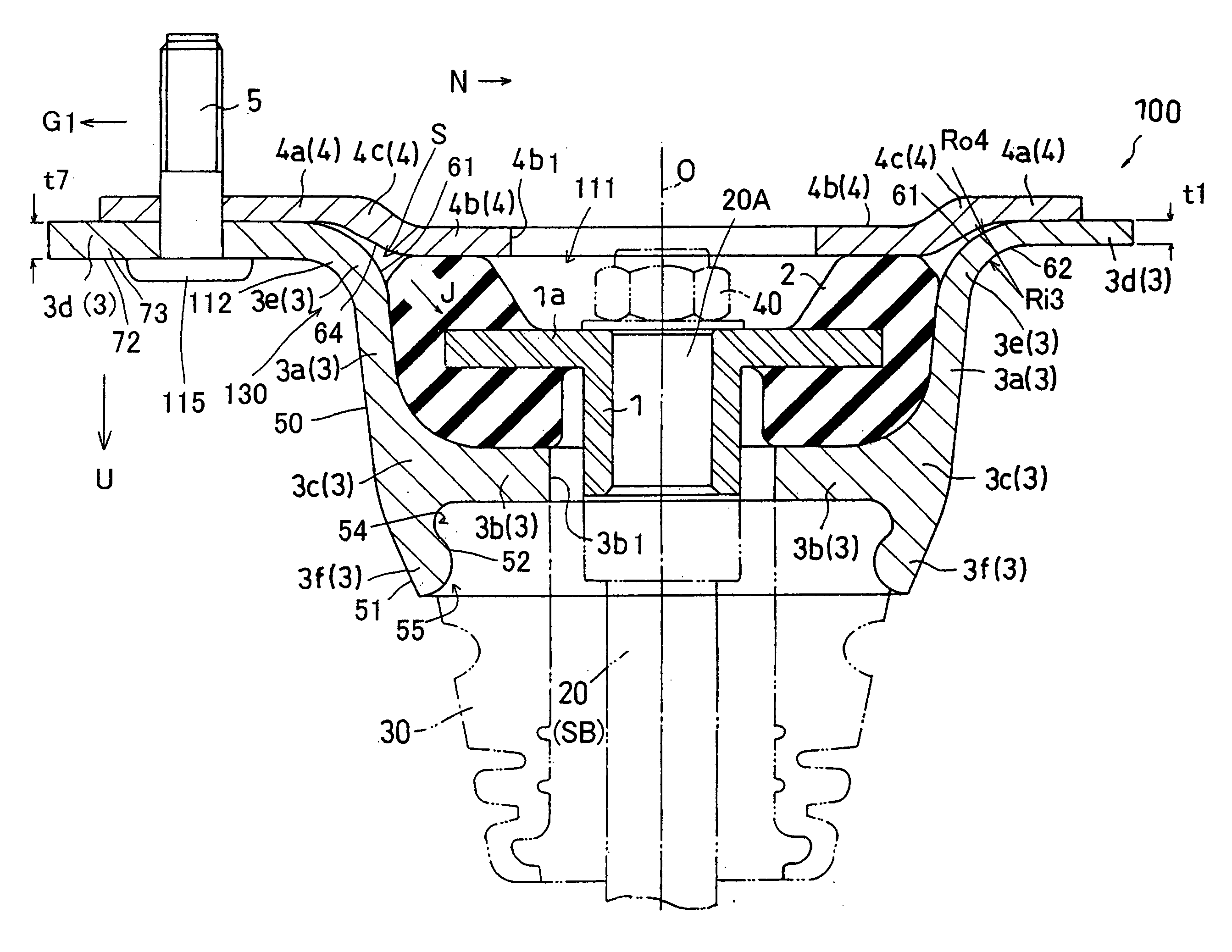 Strut mount