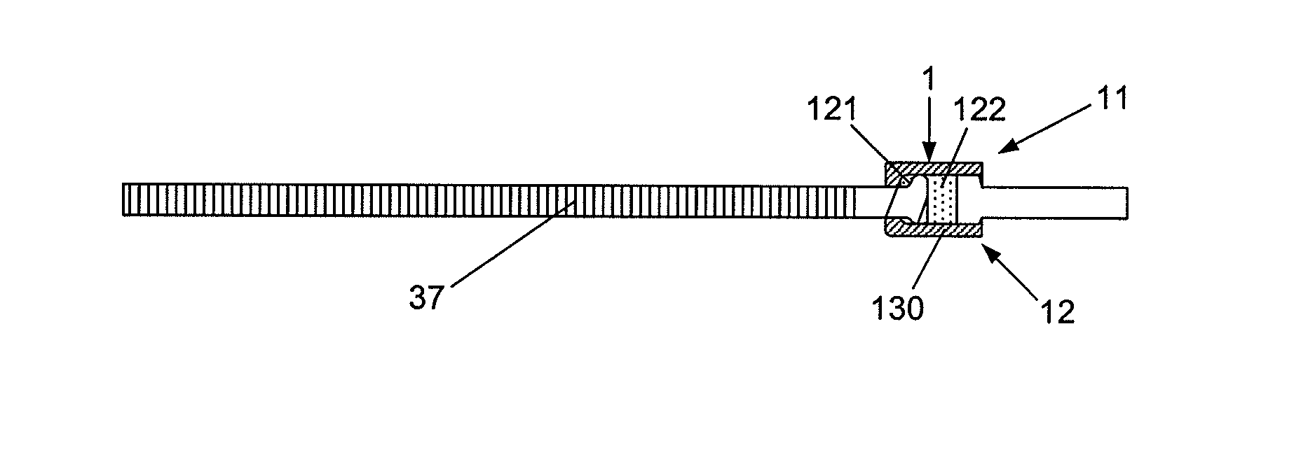 Distraction and damping system which can be adjusted as the vertebral column grows