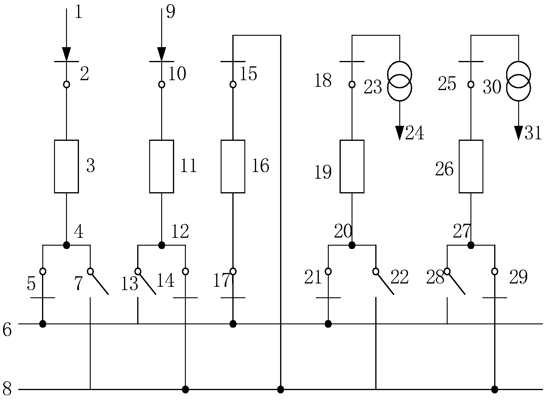 Power grid topology based power system reliability calculation method