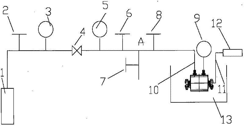 Simple high-temperature testing device and method for flange rubber sealing element