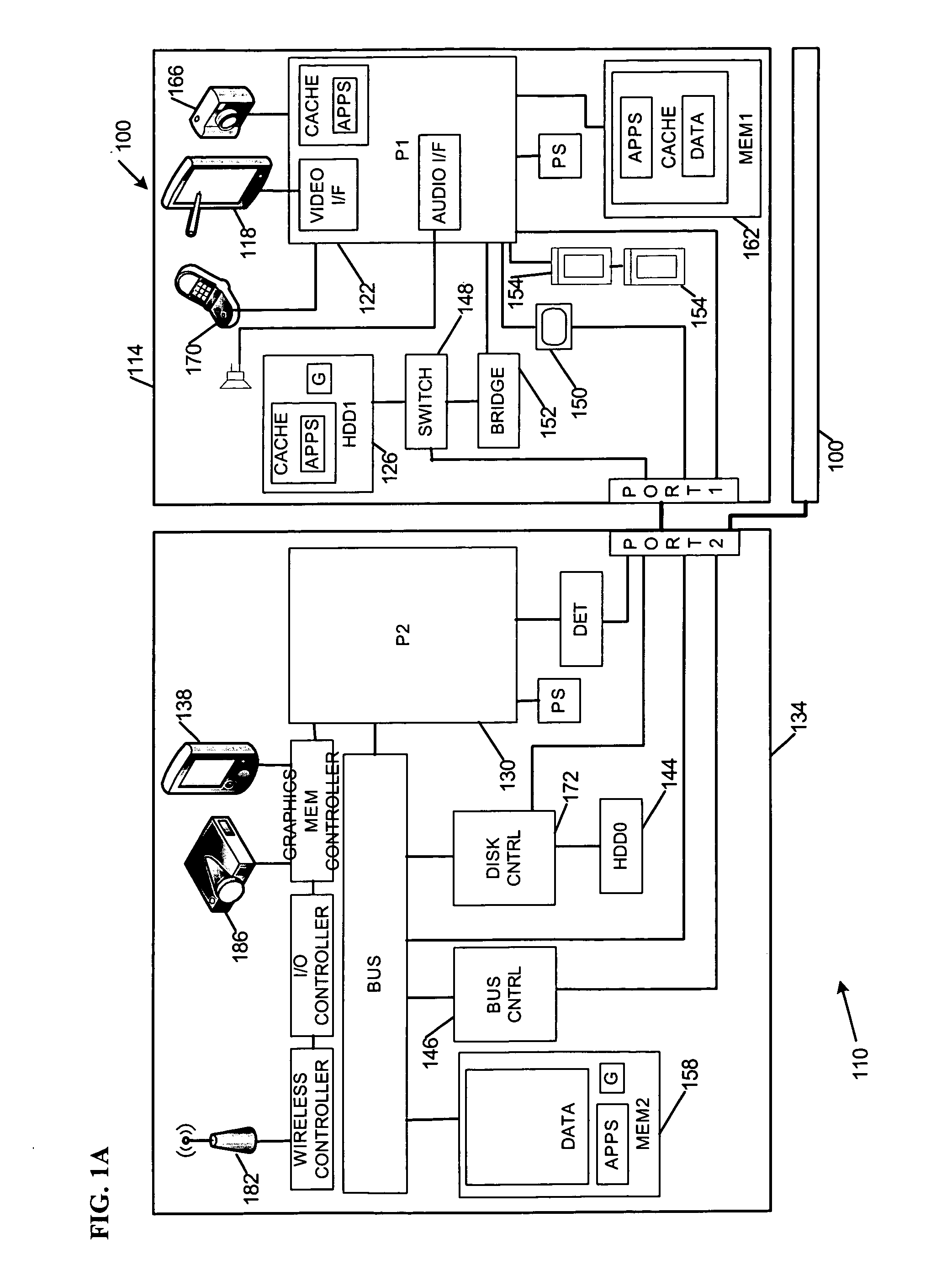 Auxiliary display and storage unit