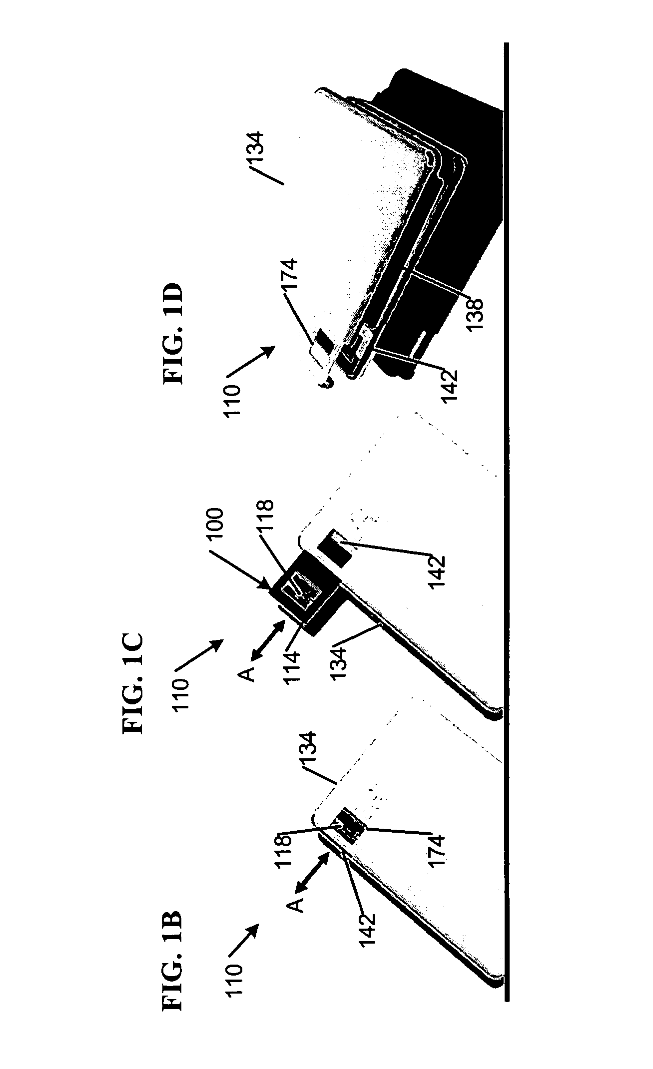 Auxiliary display and storage unit