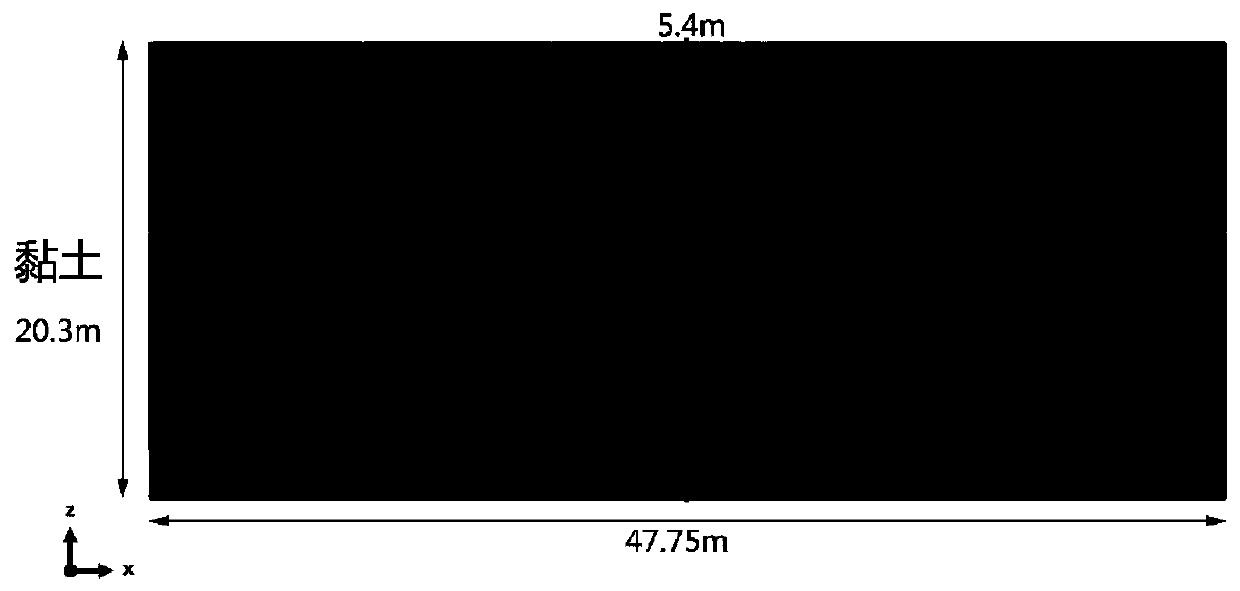 Large-size rectangular jacking pipe jacking force estimation method based on displacement control