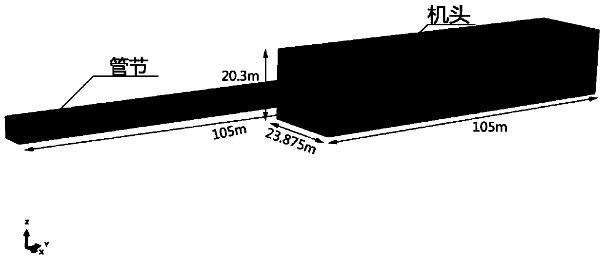 Large-size rectangular jacking pipe jacking force estimation method based on displacement control