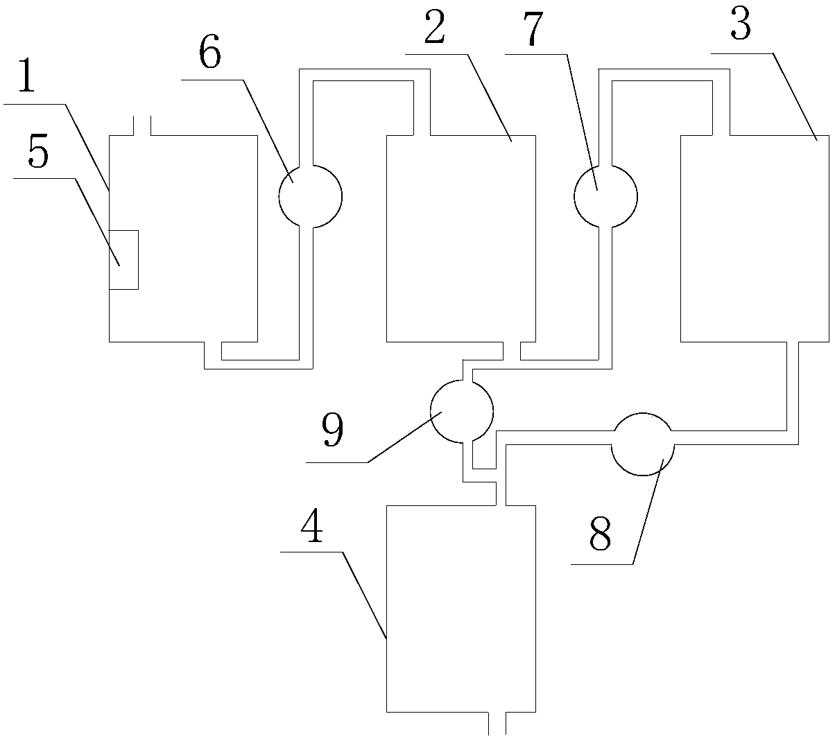 Efficient regulating system for processing rice noodles