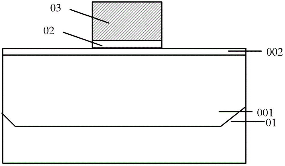 Transistor forming method