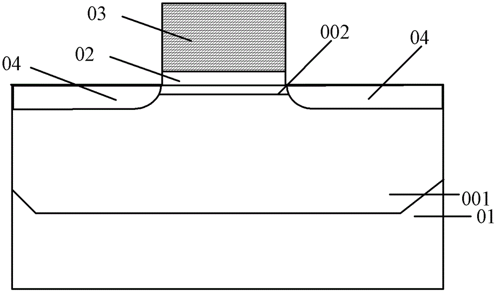 Transistor forming method