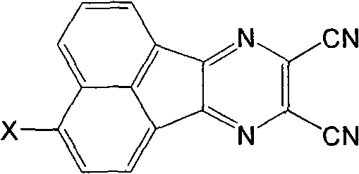 O-dicyano-acenaphtho pyrazine compound and anti-tumor application thereof