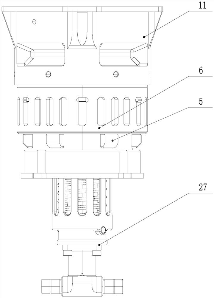 Connection secondary locking device