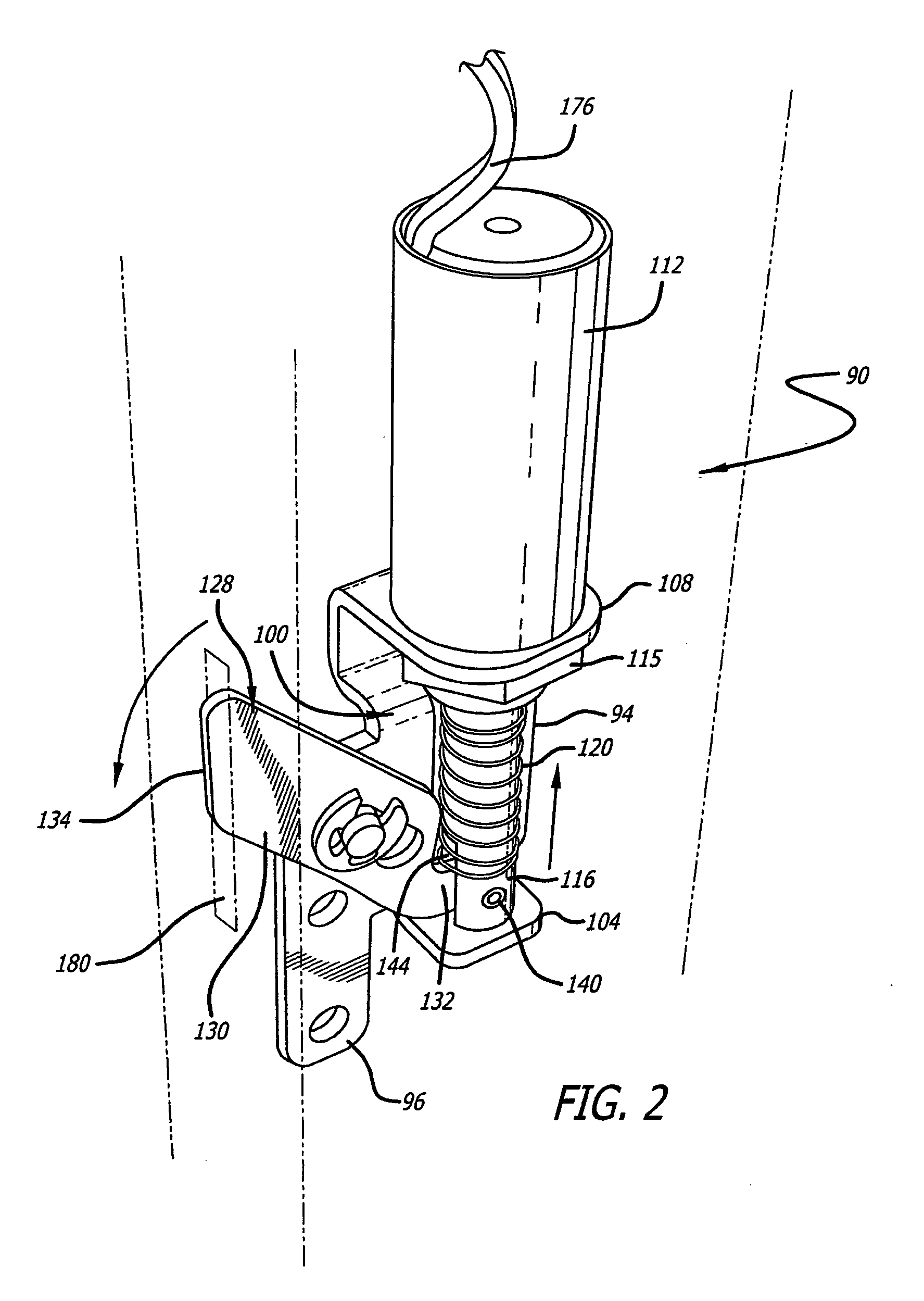 Electric door lock system for refrigerated display cases