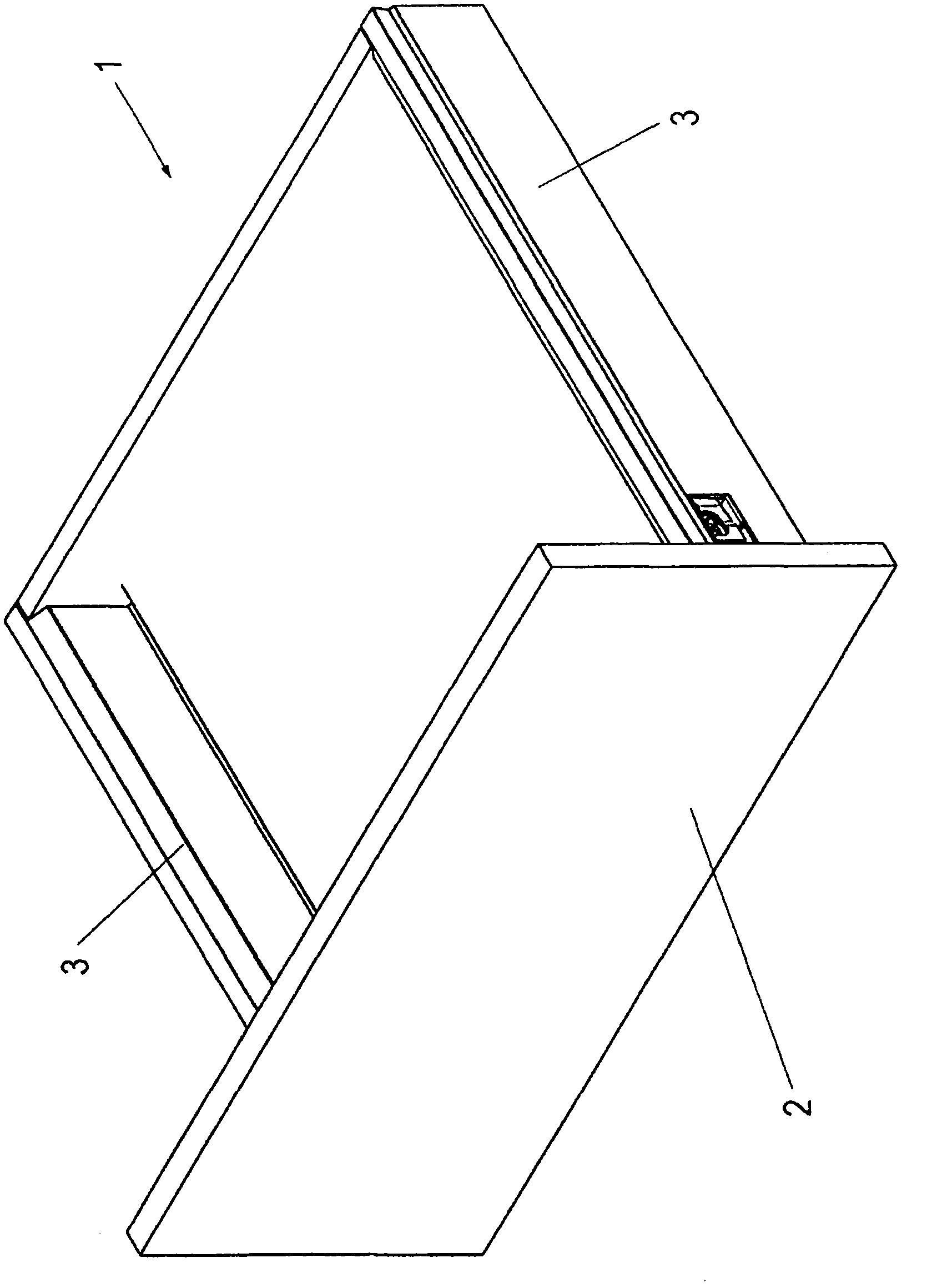 Apparatus for adjusting front panel of furniture part moved in furniture body, particularly drawer of cabinet, is coupled to mechanism and side adapters, where longitudinally displaced thrust element is mounted on upper surface