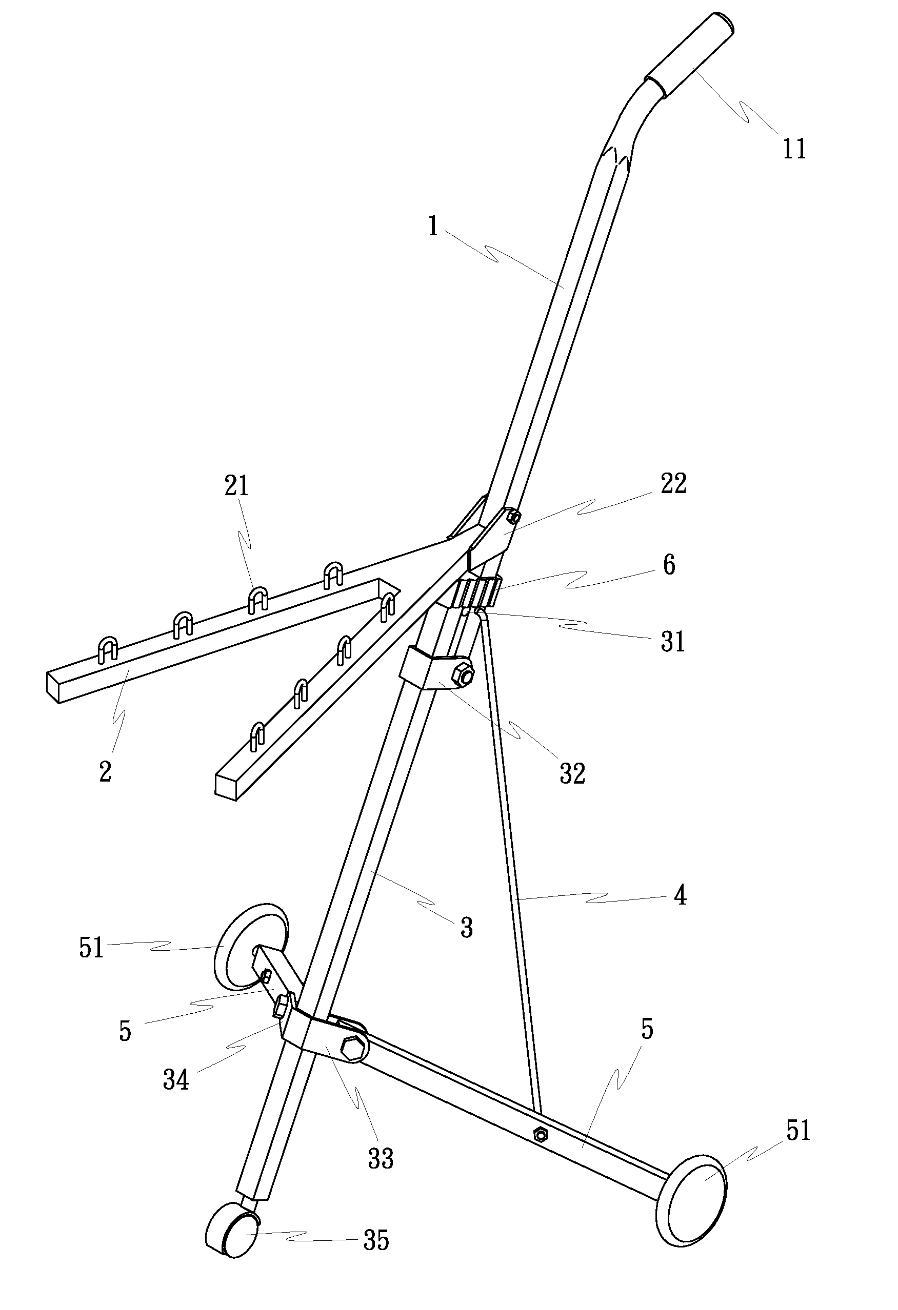 Collapsible trolley