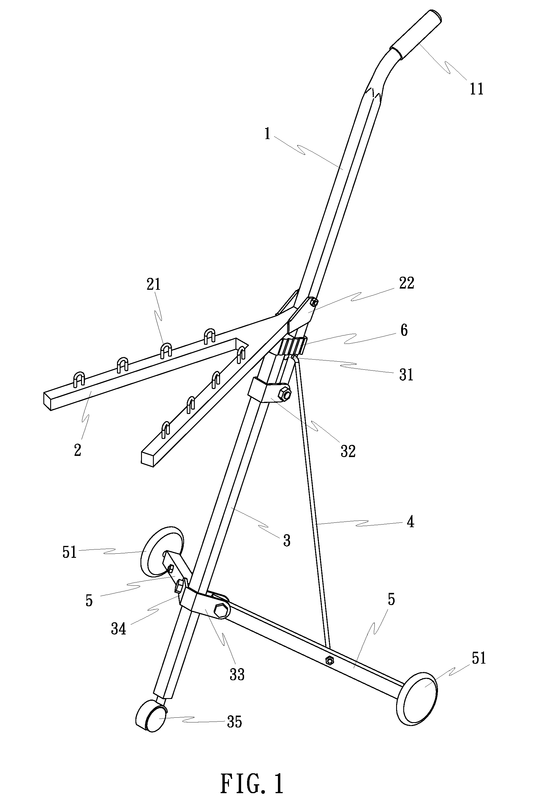 Collapsible trolley