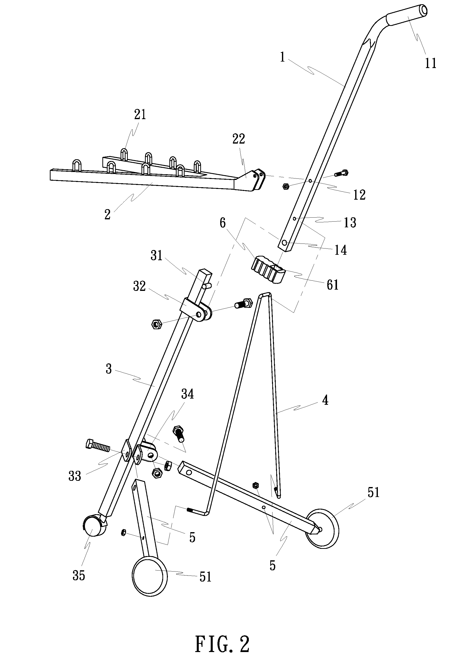 Collapsible trolley