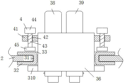 Light source emission detection probe with integrated structure