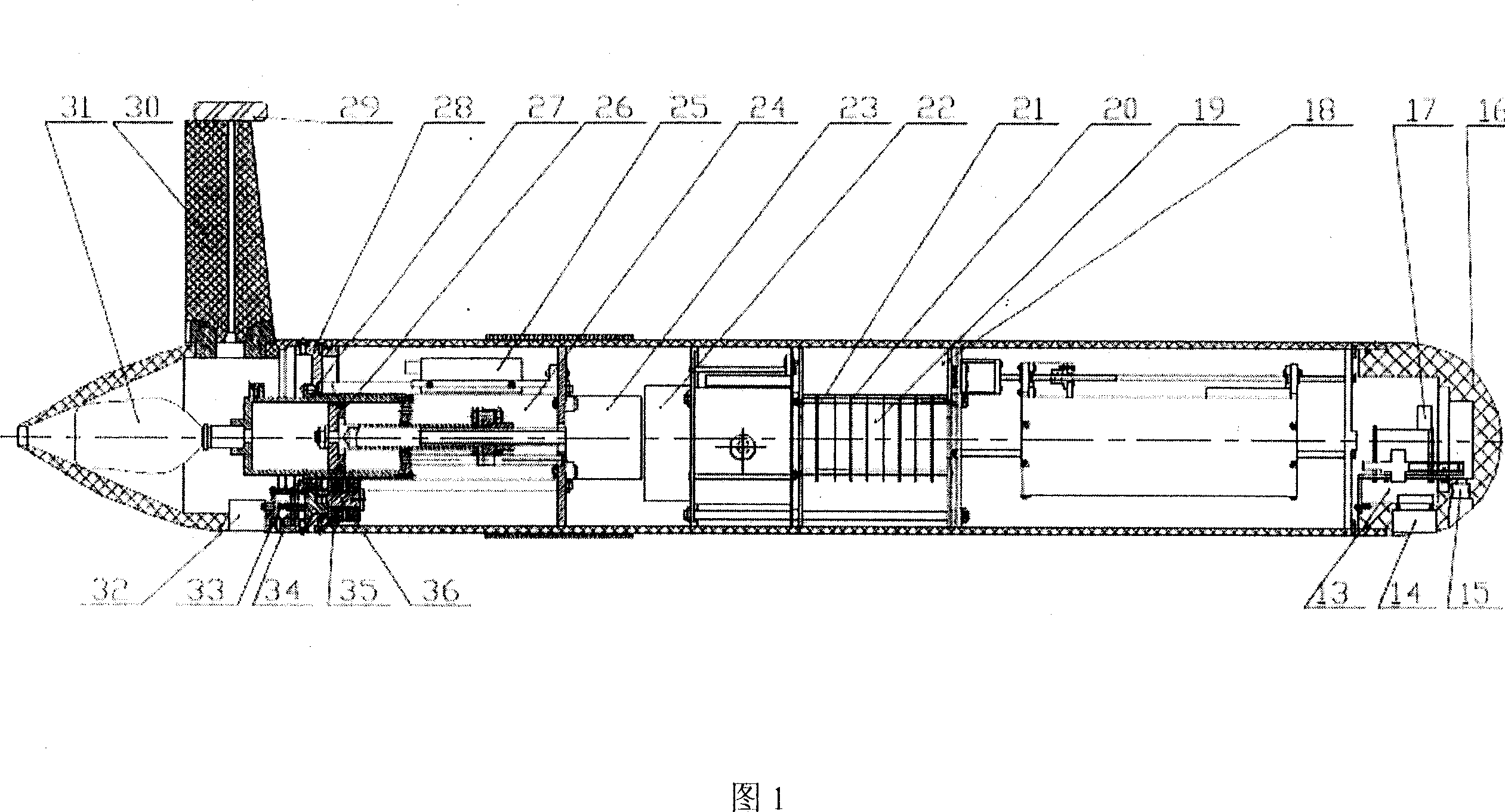 Underwater robot sliding driven by buoyant force