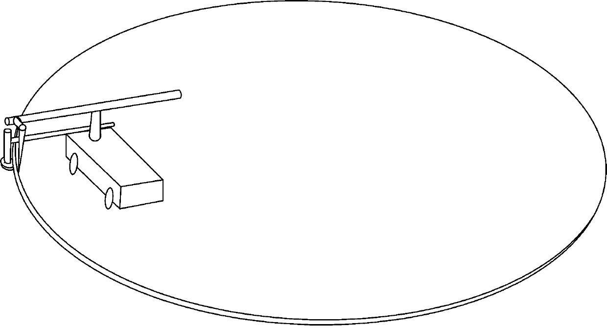 A device and method for processing arc-curved grooves