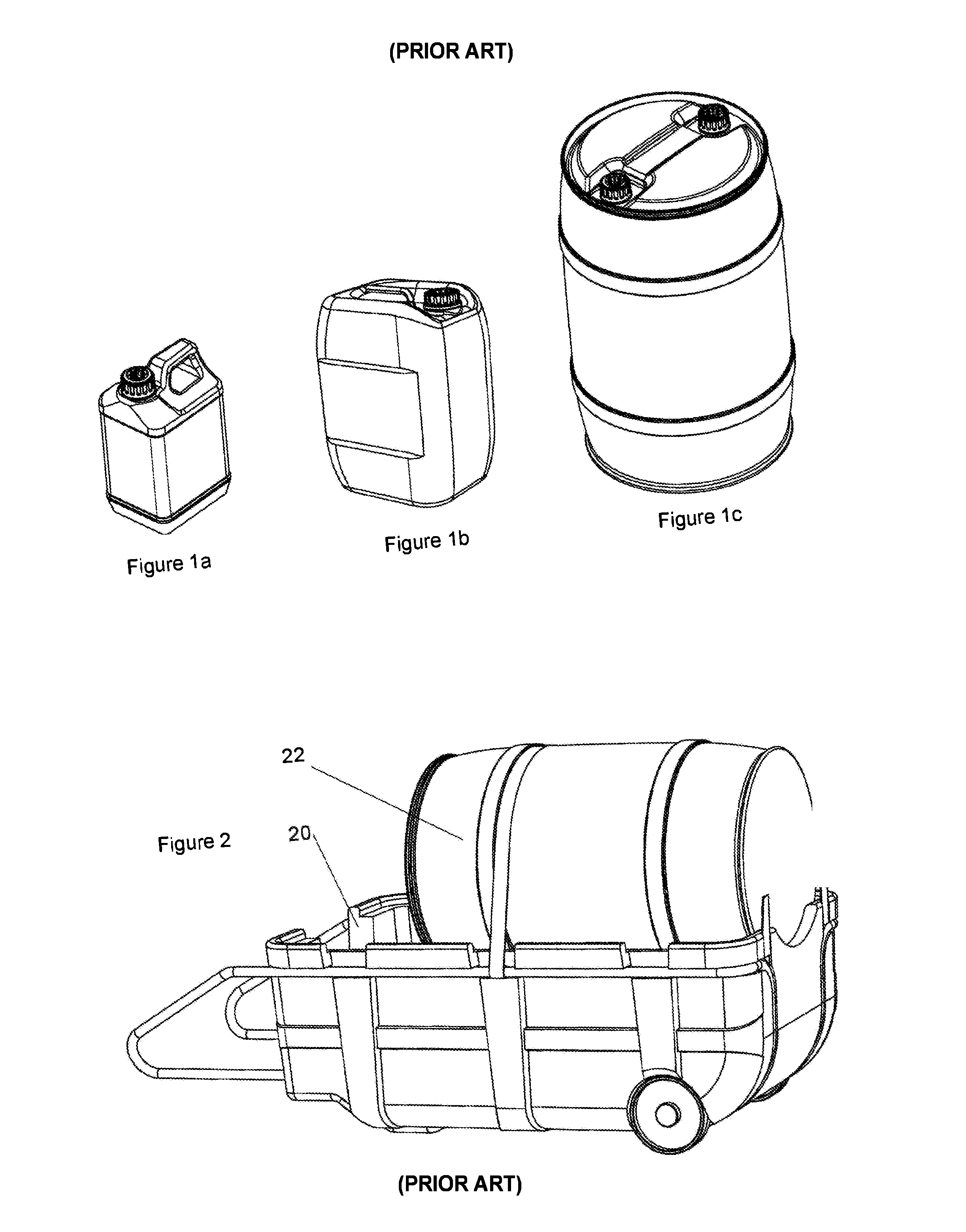 Container with irremovable closure to facilitate dispensation of contents