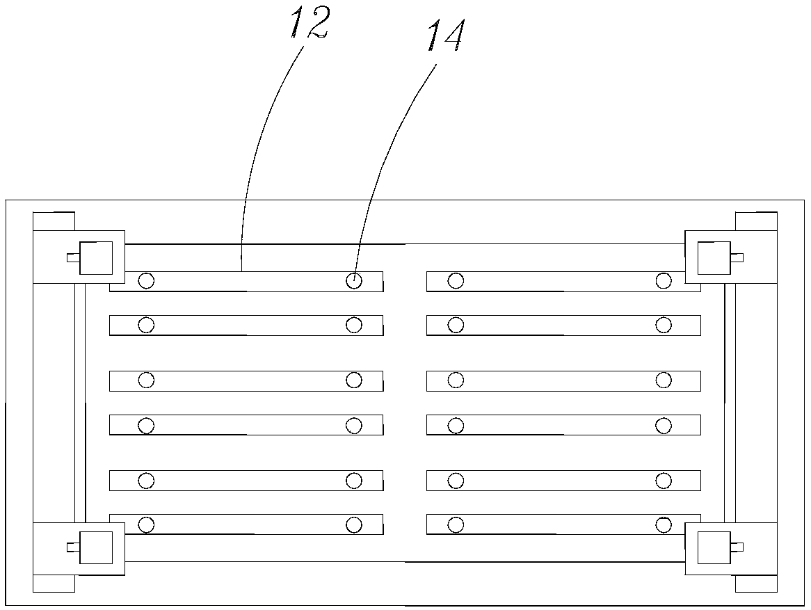 Clamping table for plate machining