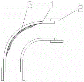 Elbow connecting pipe fitting