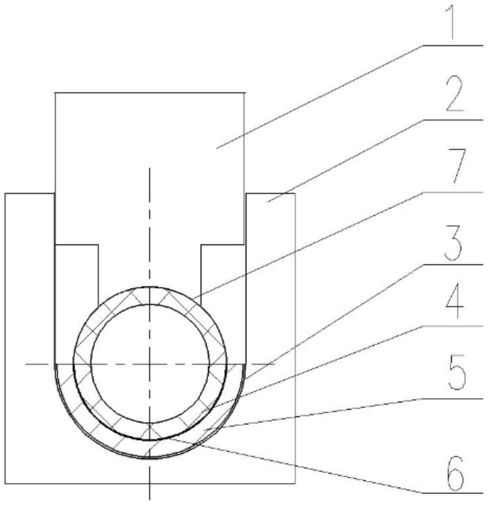 Low-temperature cold shield thin-wall aluminum alloy guide pipe structure and vacuum brazing process and application thereof