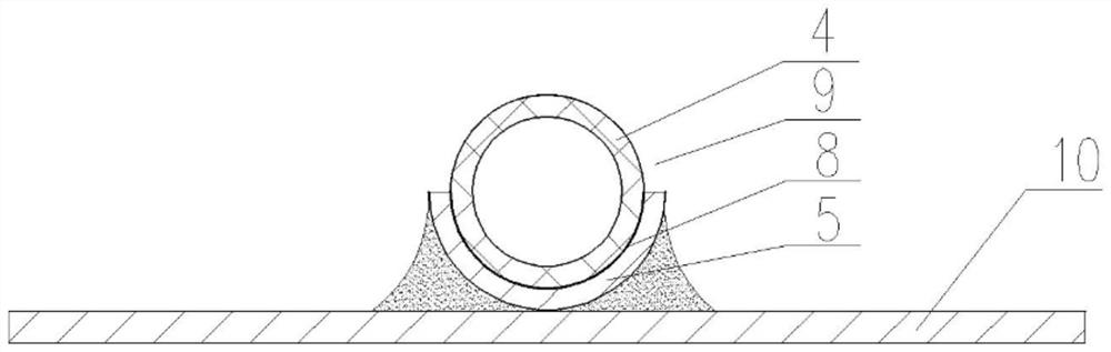 Low-temperature cold shield thin-wall aluminum alloy guide pipe structure and vacuum brazing process and application thereof