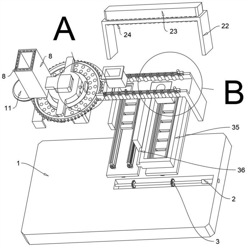 Glass slide cleaning and disinfecting device for biological teaching