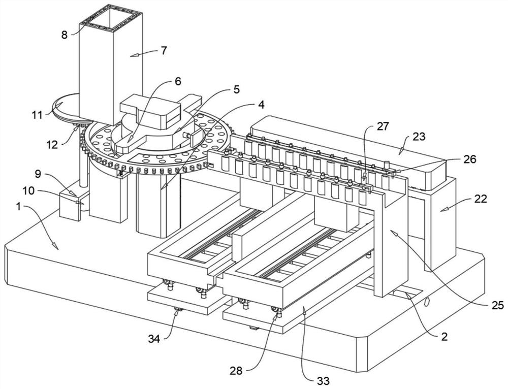 Glass slide cleaning and disinfecting device for biological teaching