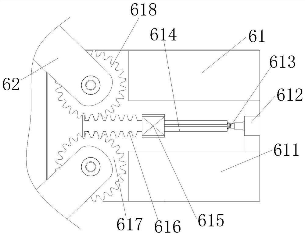 Installing and supporting device for glass magnesium composite air pipe