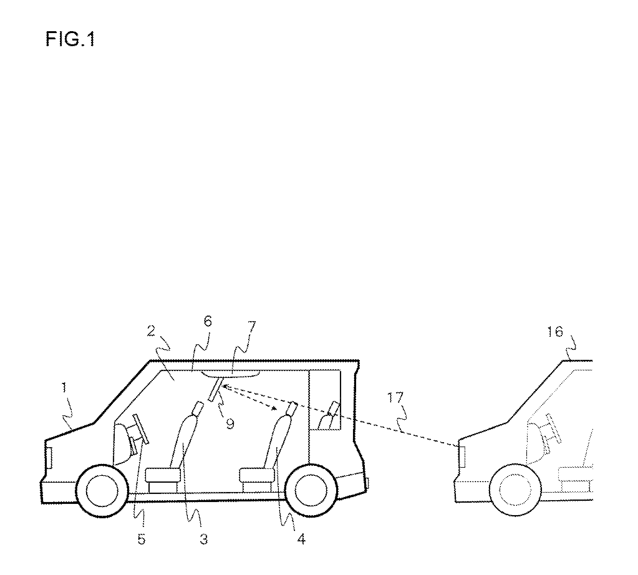 Vehicle-mounted electronic device