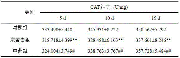 Traditional Chinese medicine composite for resisting ephedrine damage and production technology thereof