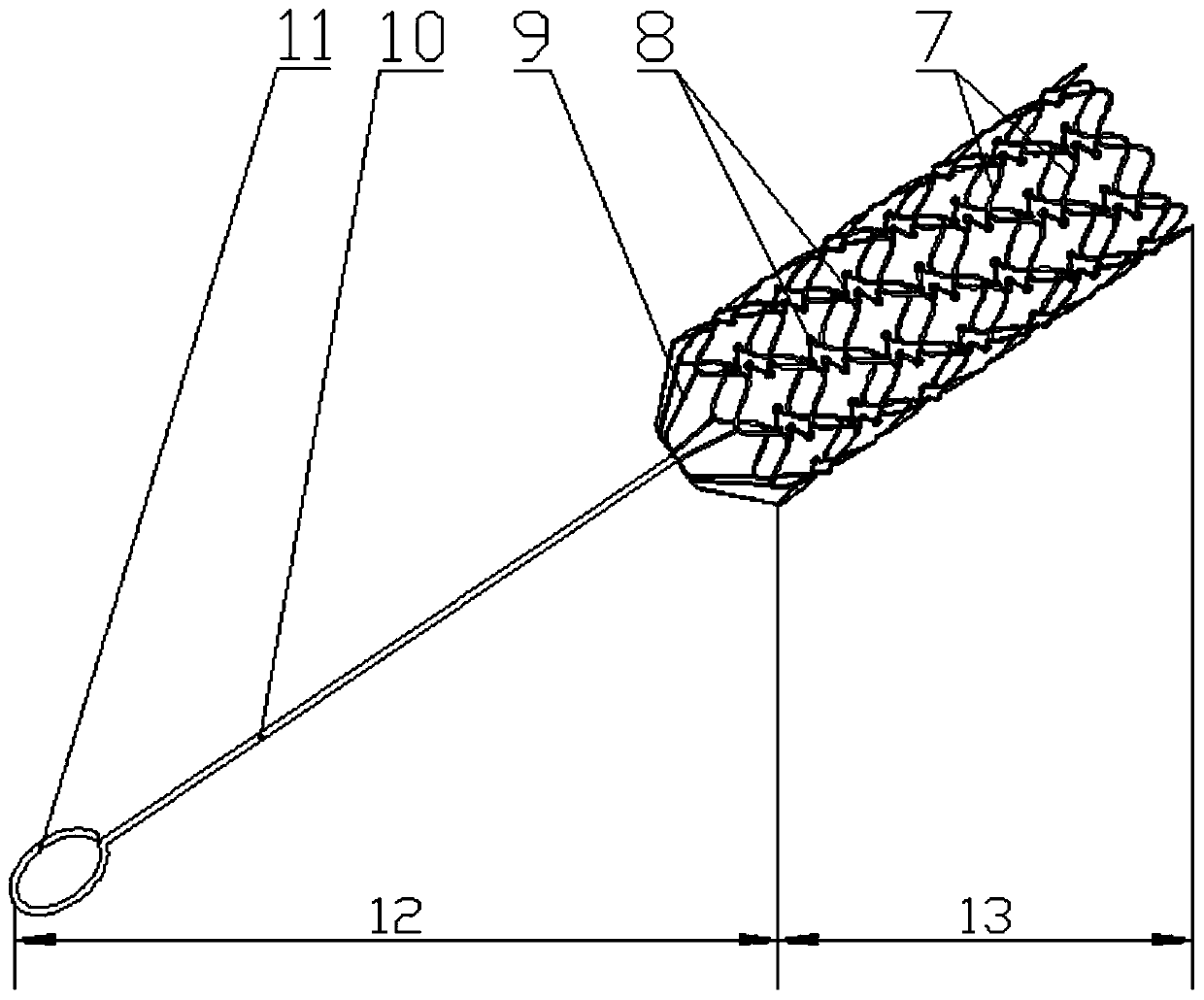 Elastic double-support variable-diameter core rod for bending aircraft engine metal conduit