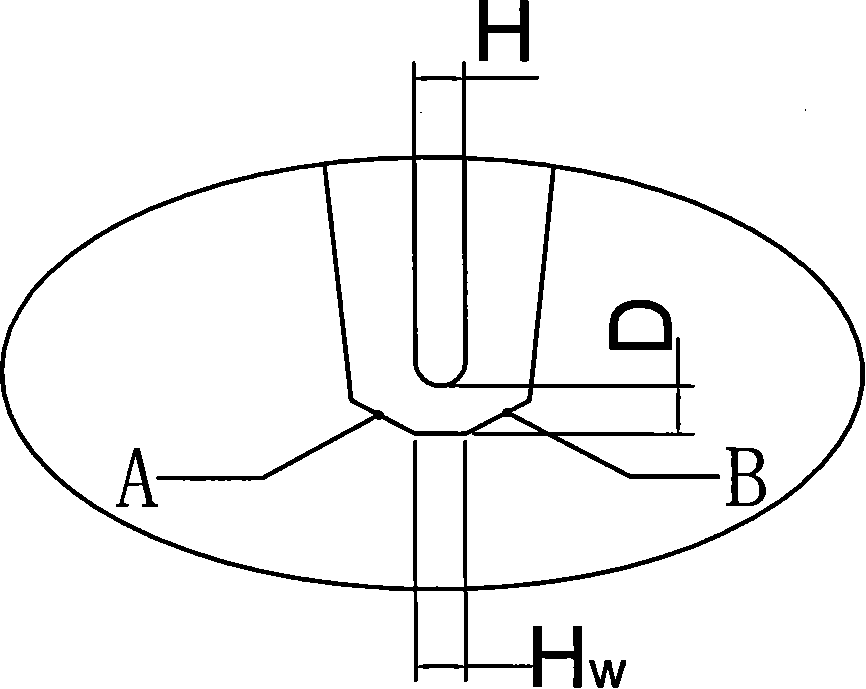 Welding head of electric spot welding machine