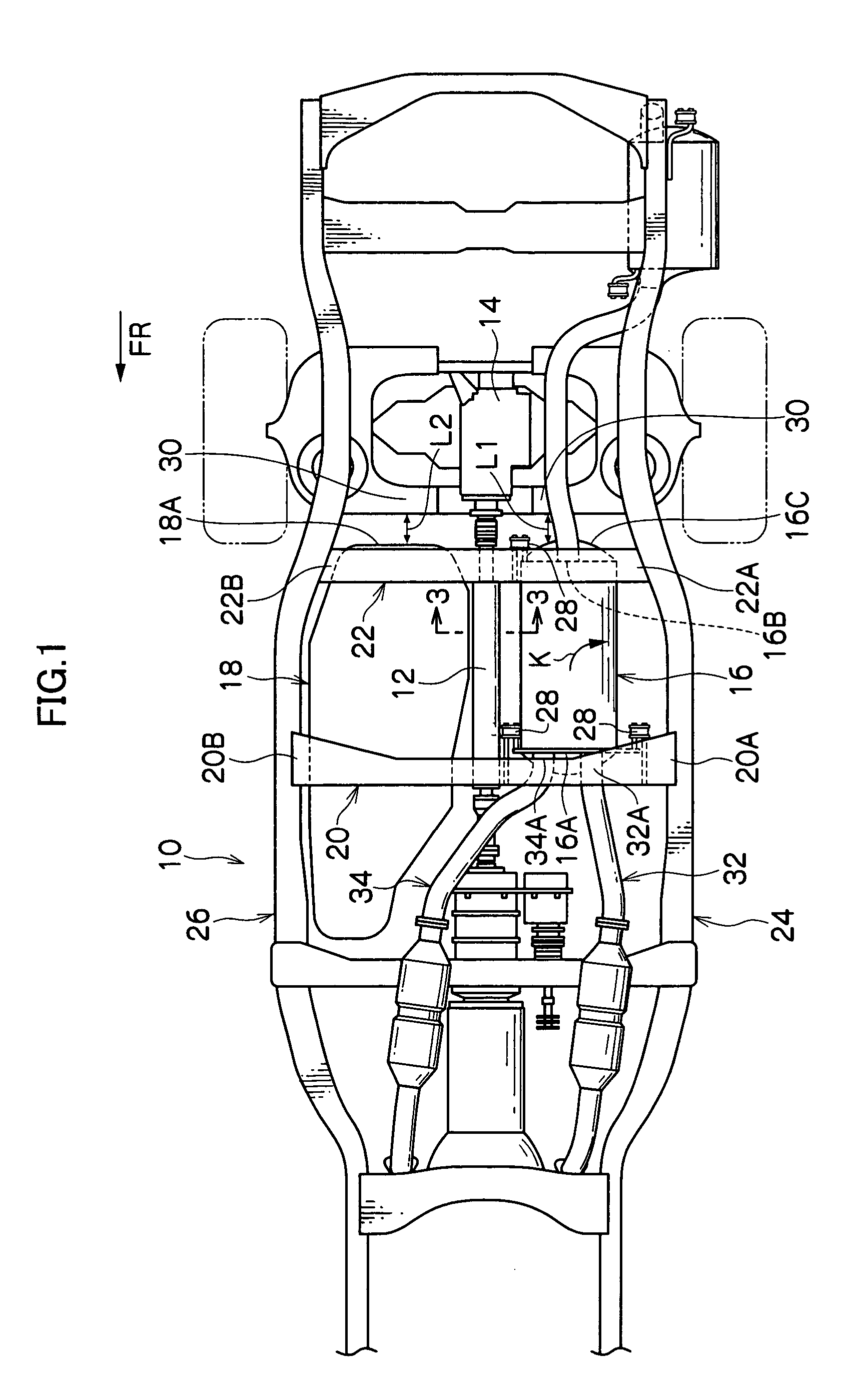 Vehicle underbody structure