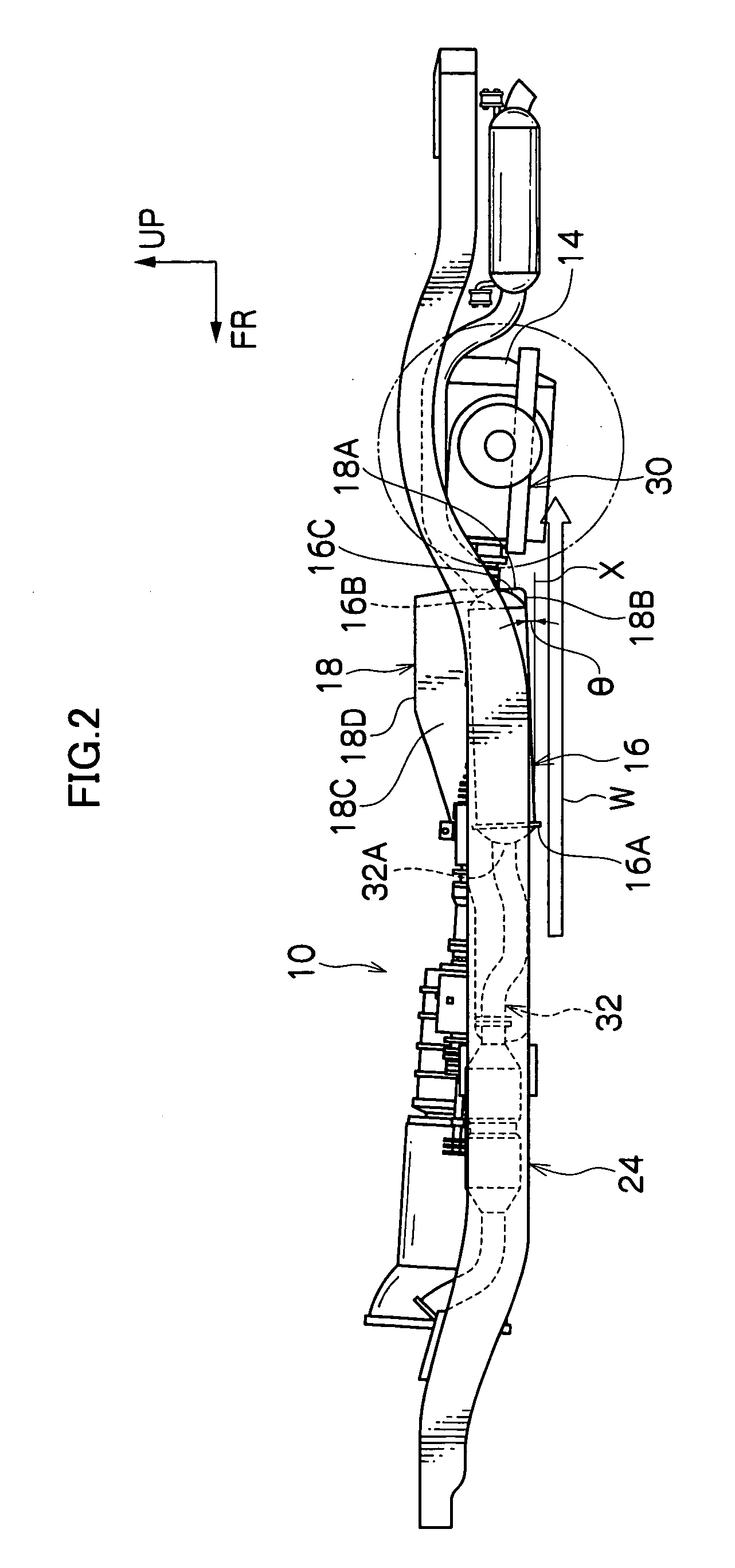 Vehicle underbody structure