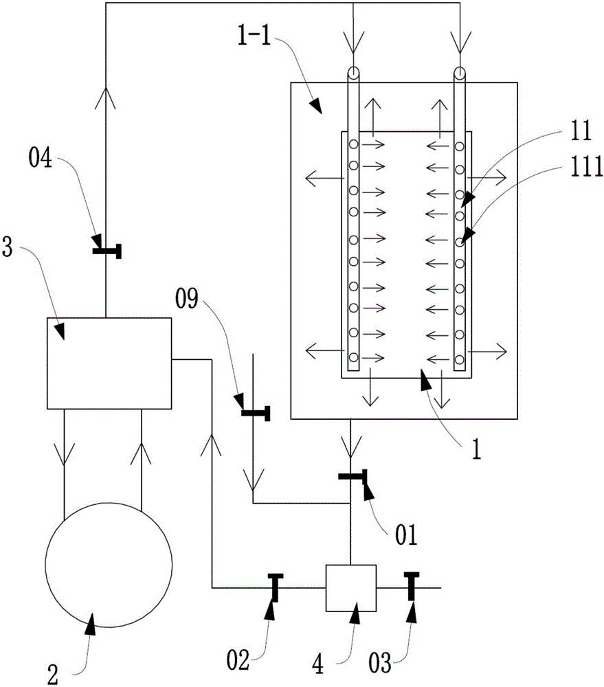 Oxidation energy-saving method for recycling aluminium ions and sulphuric acid of oxidation tank and improving current density