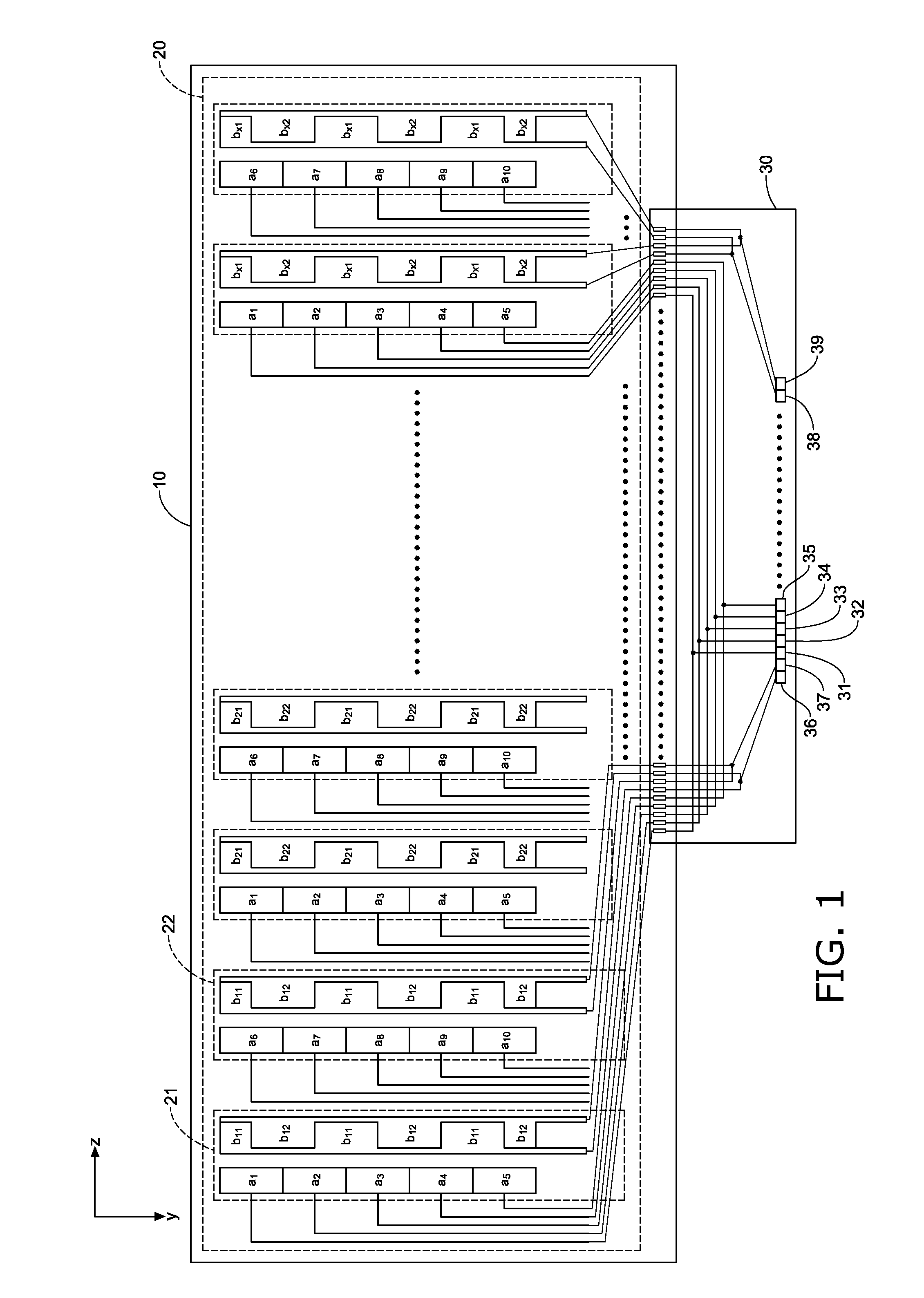 Capacitive touch panel with single sensing layer