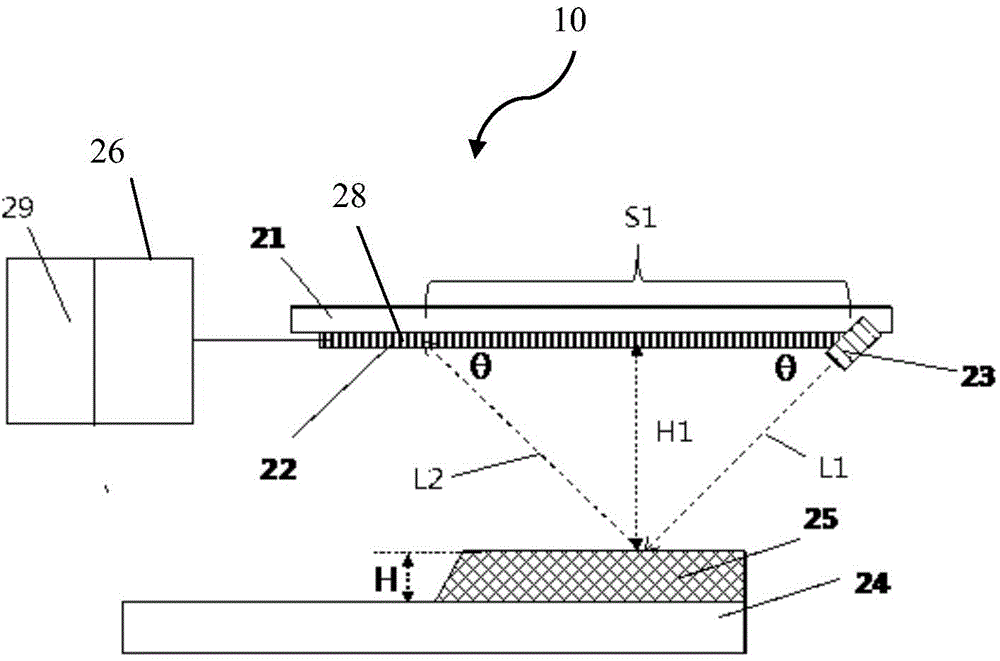 Metal film optical detection device and detection method