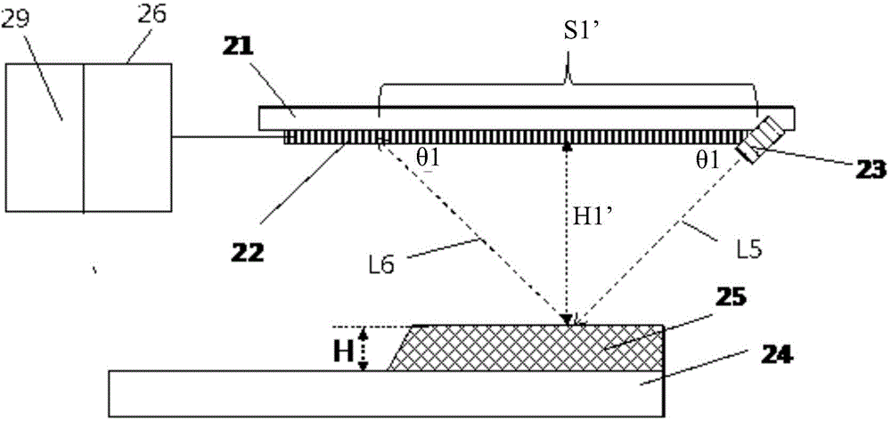 Metal film optical detection device and detection method