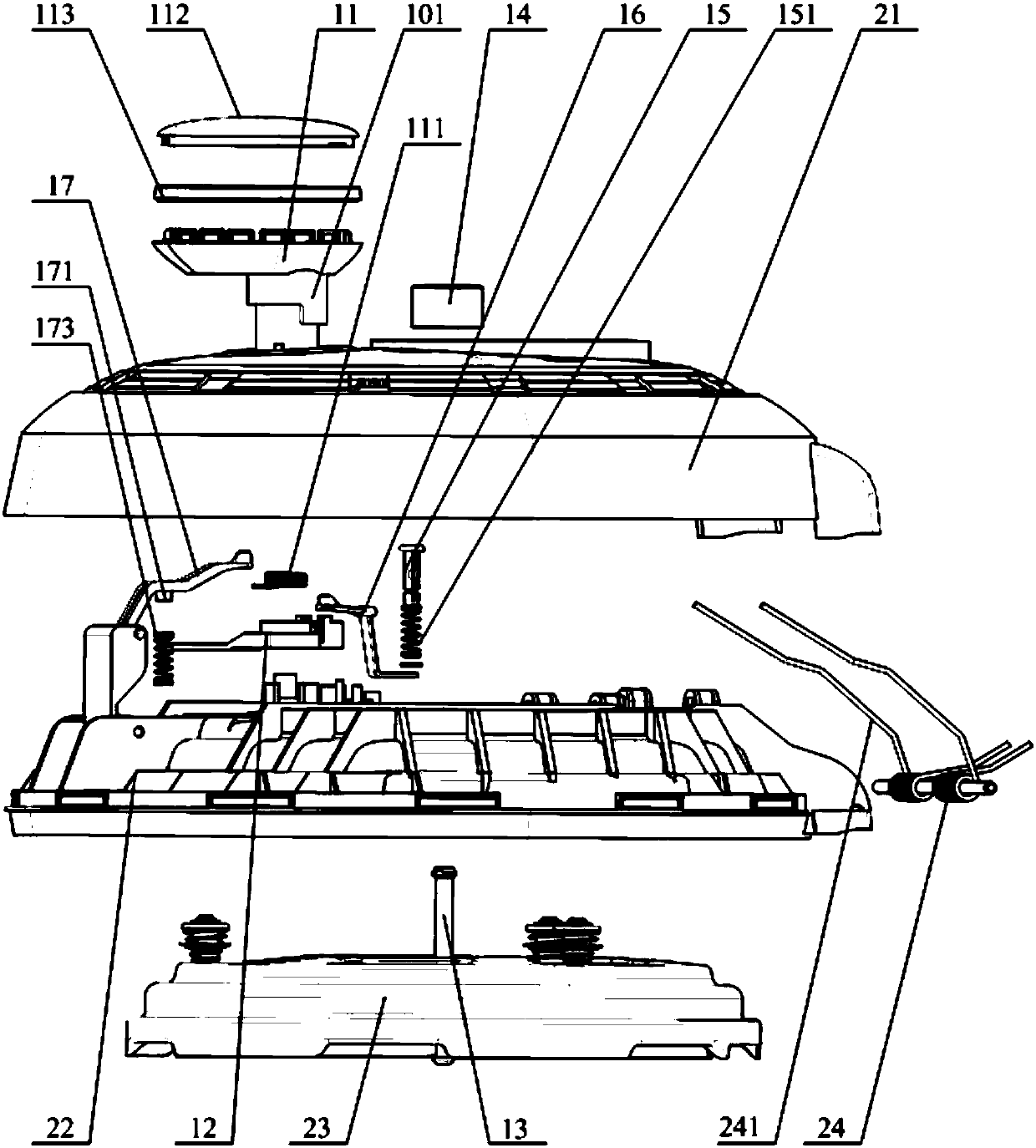 Electric pressure cooker and its lid assembly