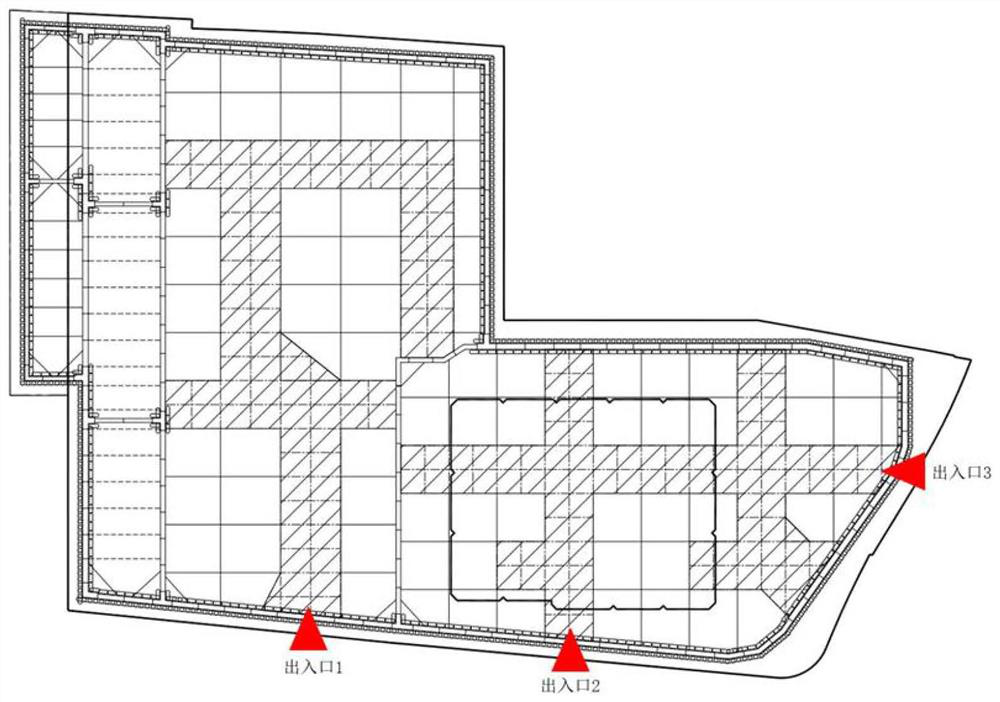 Foundation pit trestle arrangement optimization method based on niche genetic algorithm