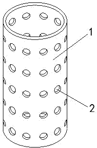 Ultra-high performance concrete and common concrete combined pile and construction method thereof